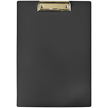 Планшет с зажимом А4 пластик черный ассорти OfficeSpace