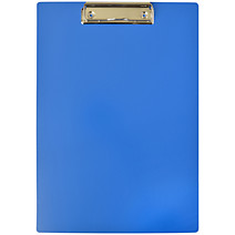 Планшет с зажимом А4 пластик синий ассорти OfficeSpace