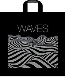 Петлевая ручка пакет 45х45+3см 90мкм Волны Артпласт х25/250