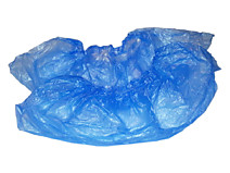 Бахилы медицинские одноразовые с 2-ой резинкой №50/2000 Elegreen синие 3.9гр