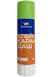 Клей-карандаш 36гр дисплей PVA Workmate /12