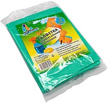 Салфетки вискоза 30х36см Идеал Зеленая 5шт/уп /40