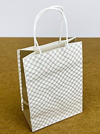 Сумка КРАФТ бумажная ручка 25х31х11см СЕТЬ  /12 