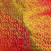 Пленка голография 70х100см Абстракция /50