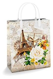 Пакет подарочный 23х27+10см 150мкм из мягкого пластика Шанталь Интерпак /10 Россия