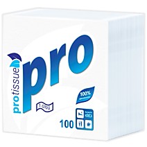 Салфетка 22х22см бумажная 100 листов С229 PRO Tissue /10 
