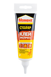 Момент Столяр экспресс клей цв.светлого дерева (125 г) BL1