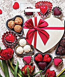 Вырубная ручка пакет 38х45+3см 60мкм глянец Сладкое сердце Артпласт 50/500 