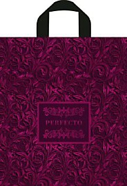 Петлевая ручка пакет 31х35+3см 95мкм Перфекто лилу Тико 25/300 Россия