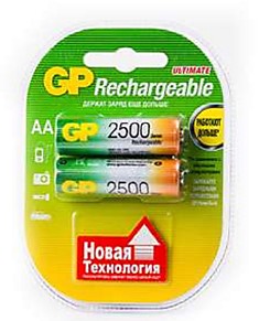 Аккумулятор GP R6 2500mAh 2шт/уп /2 Китай