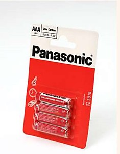 Батарейки Panasonic Zinc Carbon R3 BL4 Польша