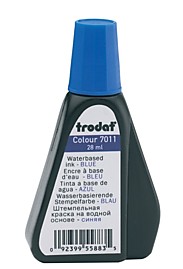 Штемпельная краска 28мл синяя Trodat