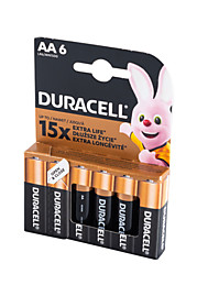 Батарейки DURACELL BASIC LR6 BL6