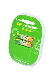 Аккумулятор GP 100AAAHCRGY-2CRCB2 ReENERGY 950mAh HR03 BL2