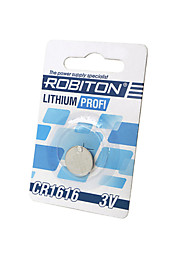 Батарейки ROBITON PROFI CR1616 R-CR1616-BL1 CR1616 BL1