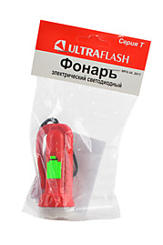 Фонарь ULTRAFLASH 920-TH 1LED (красный) BL1