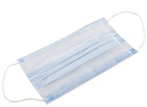Маска медицинская 3-слойная на резинке 50шт/упак /2000 Россия