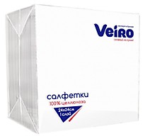 Салфетка 24х24см бумажная 100 листов сервировочные Veiro /45