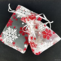 Мешочек Снежинки 9х12см /12 Китай