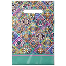 Вырубная неусиленная ручка пакет 20х30см 30мкм Медитация Интерпак 100/2000 Россия