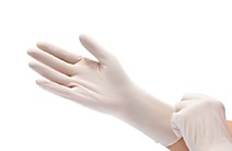 Перчатки латексные неопудренные M OptiLine 100/1000