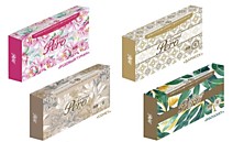 Салфетки косметические 2х слойные 21х21см Grand Pero 100 шт. 1/18