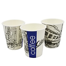 Стакан бумажный 200/260мл Сити SP9S 50/1000