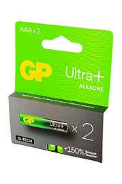 Батарейки GP Ultra Plus GP24AUPA21-2CRSB2 G-TECH R03 2BL /20 