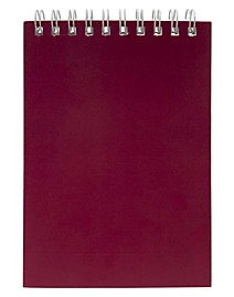 Блокнот А6 60л на гребне Workmate бордовый