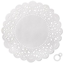 Салфетки ажурные D26см /250 Россия