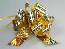 Бант - Шар 3,2см средний голография /50 Китай