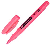 Текстовыделитель Н-4 розовый 1-4 мм Workmate /12