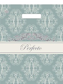 Вырубная ручка пакет 37х30+3см 90мкм глянец Перфекто Авантюрин Тико /25/400