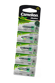 Батарейки Camelion A27-BP5 LR27A (0% Hg) BL5