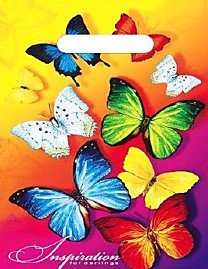 Вырубная неусиленная ручка пакет 20х30см 30мкм Вдохновенье Интерпак /2000 Россия