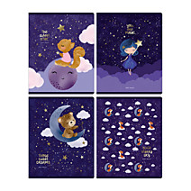 Тетрадь 48 листов А5 клетка "Sweet dreams" тиснение фольгой BG 