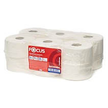 Бумага туалетная 2-слойная метраж 170 Focus Mini Jumbo T2 /12
