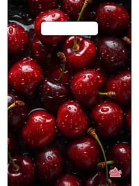 Вырубная неусиленная ручка пакет 20х30см 30мкм Вишня Тико 