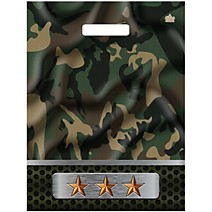 Вырубная ручка пакет 31х40+6см 60мкм глянец Камуфляж Тико 50/500 Россия