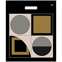 Вырубная ручка пакет 38х45+6см 60мкм глянец Магия линий Тико 50/500 Россия