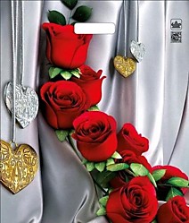 Вырубная ручка пакет 38х45см 60мкм Ламинированный Цветы страсти Тико /500