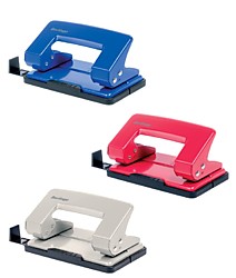 Дырокол металлический на 10 листов с линейкой ассорти Berlingo Китай