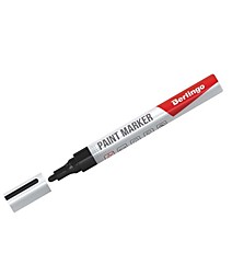 Маркер-краска черная 2-4мм нитро-основа Uniline PA400 Berlingo Китай