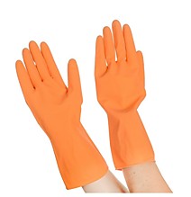 Перчатки резиновые XL Премиум OptiLine флокированные 240/12/1 Китай