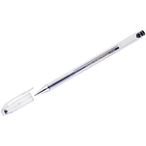 Ручка гелевая черная 0,5мм Crown Hi-Jell HJR-500B
