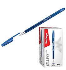 Ручка шариковая синяя 0,7мм Н-30 KS2915 Berlingo 