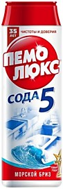 Чистящий порошок 480гр Морской бриз Пемолюкс+сода /16 Россия
