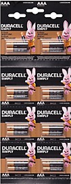 Батарейки Duracell MN1500/LR3 10шт*2 отрывные  BL20