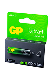 Батарейки GP Ultra Plus  GP15AUPA21-2CRSB4 G-TECH LR6 BL4