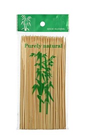 Шампуры для шашлыка 200мм бамбук 100шт/упак Китай